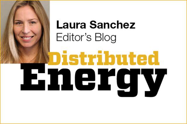 Laura Sanchez Editor's Blog - Distributed Energy